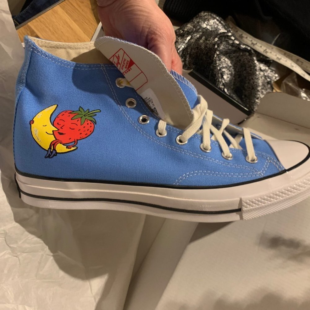 Sky High Farm x Converse Workwear Sneaker Blue White Unisex Shoes Sz 10.5M/12.5W - Picture 14 of 16
